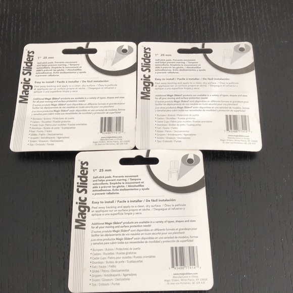 Magic Sliders 1” Furniture Grippers 3pks 16 each - Picture 2 of 4